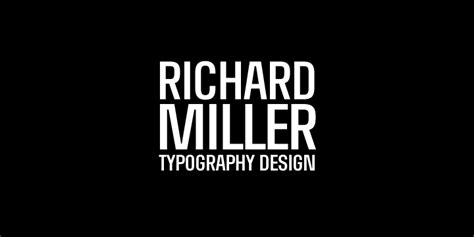 richard miller font